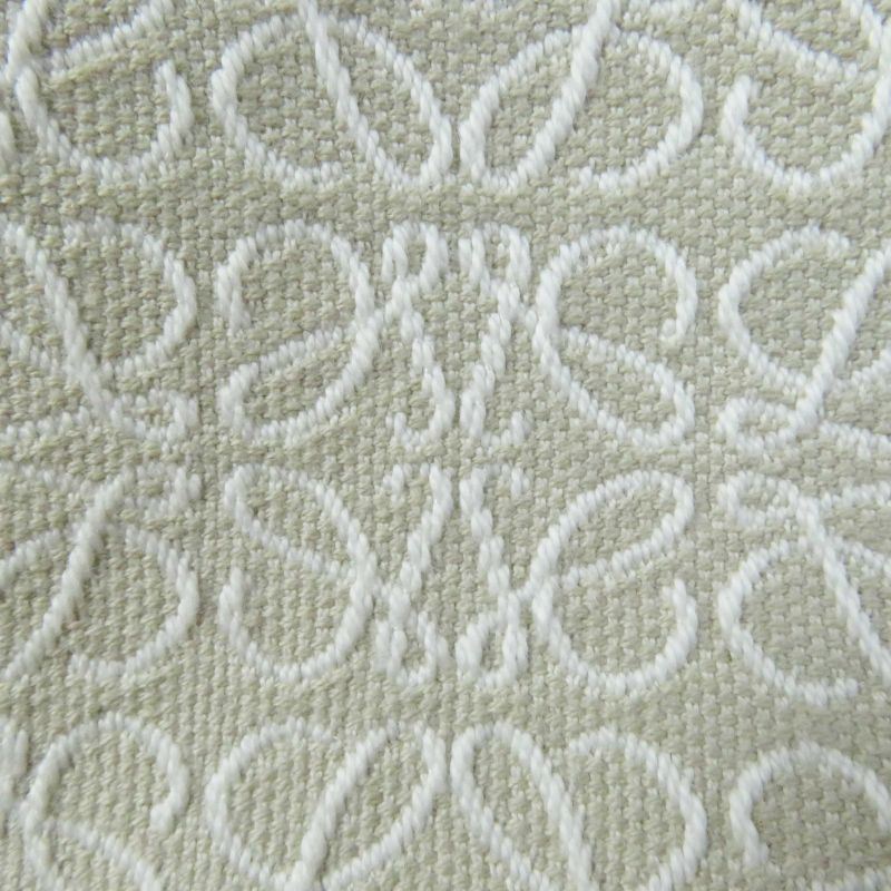 LOEWE Cotton Polyester Calf Leather Anagram Jacquard Hat / Bucket Hat Beige