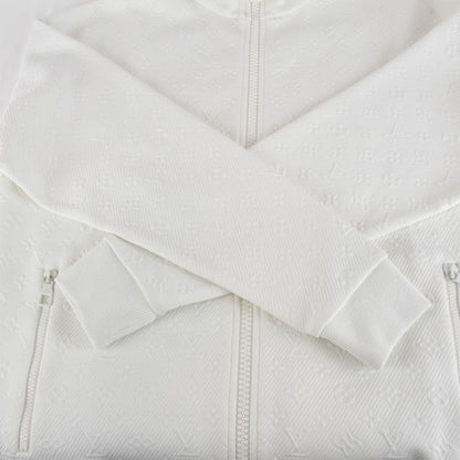 Louis Vuitton Rm231q XHM Hjy45w Monogram Track Jacket White Polyester/nylo
