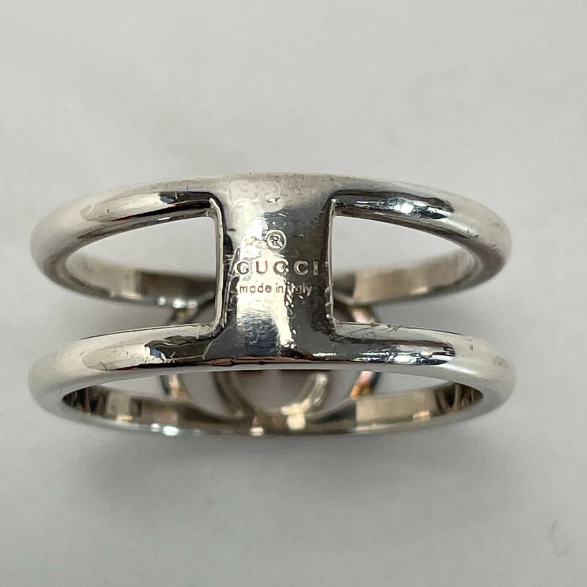 Gucci Interlocking Ggring Sv925 Silver No 21 Ring