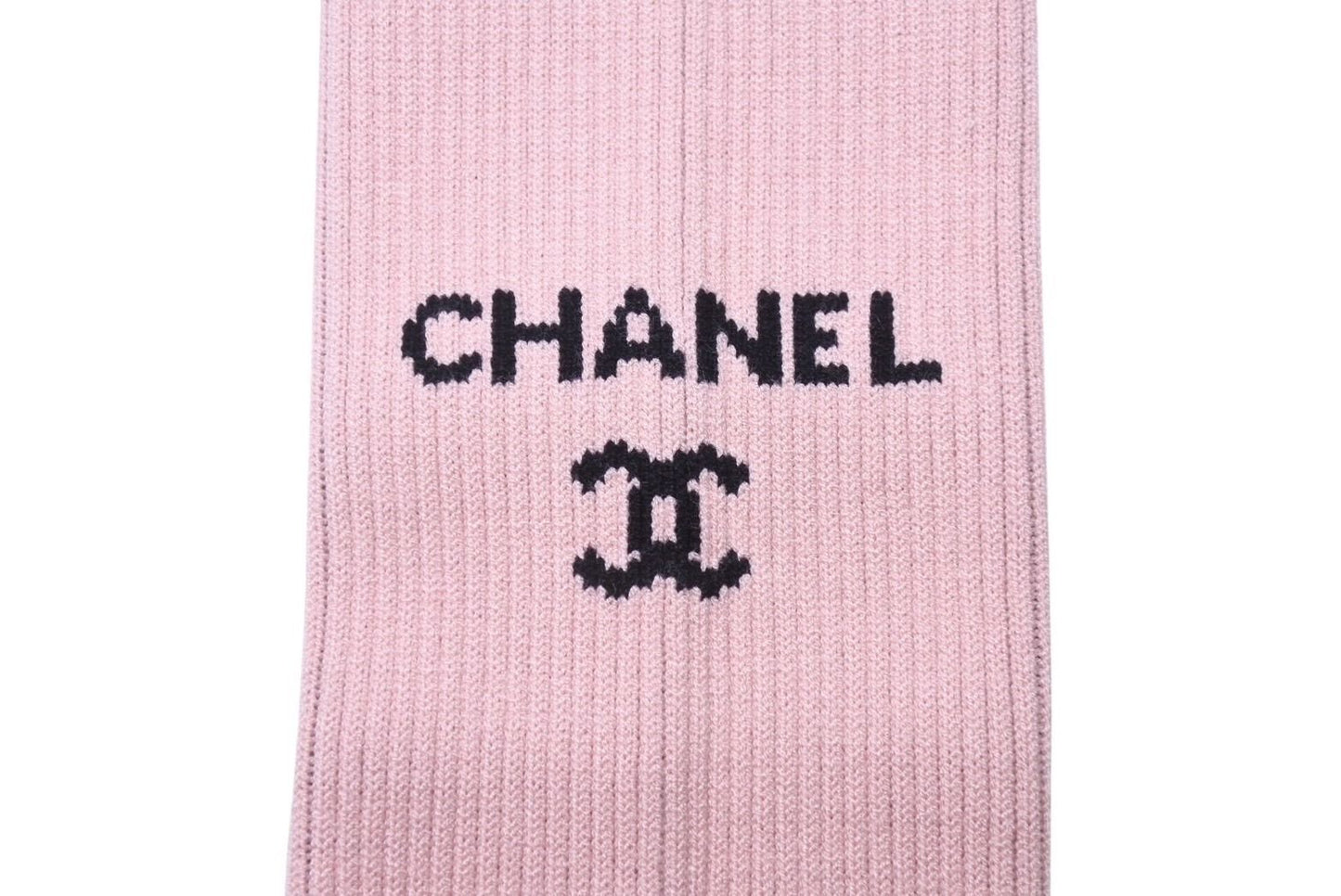 Chanel Leg Warmer Leg Warmers CC Logo Pink Collection — view 4
