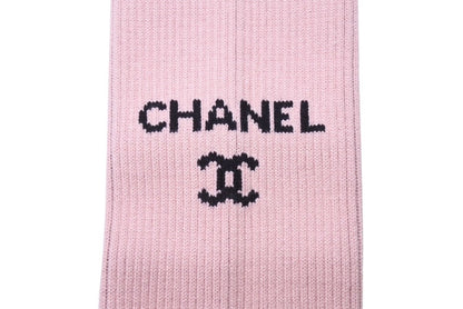 Chanel Leg Warmer Leg Warmers CC Logo Pink Collection — view 4