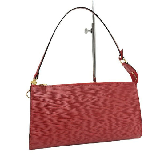Louis Vuitton Pochette Accessoire Accessory Pouch Epi Carmine Red M40776