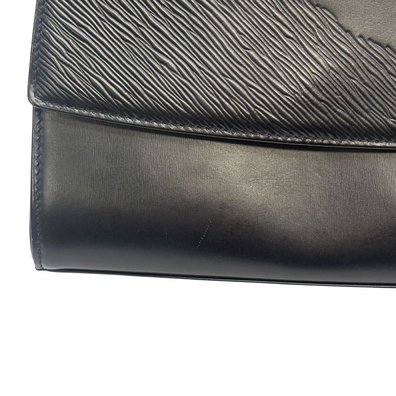 3128 Louis Vuitton Athene Handbag Noir Black M63902 Mi094s Preowned LV Black