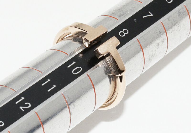 Tiffany & Co Rings 18K Pink Gold T-wire Ring