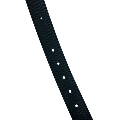 Louis Vuitton Epi Initial Leather Belt M9553 Black