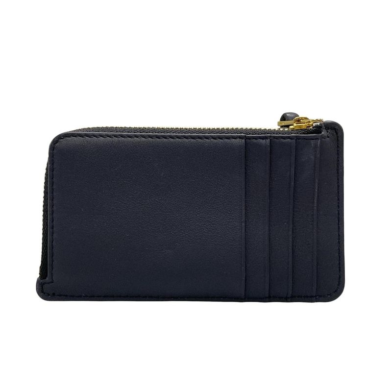 Loewe Coin Case - Dark Navy X Light Blue X Gold With Snafujita/cloud/card