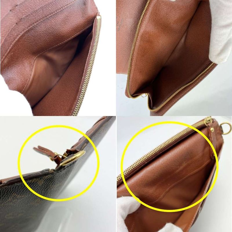 Louis Vuitton Monogram Portefeuille Antholite M60042 Brown Wallet