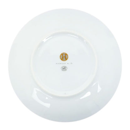 Hermes Dessert Plate Mosaic Van Quatre Gold Plate Pottery Accessories