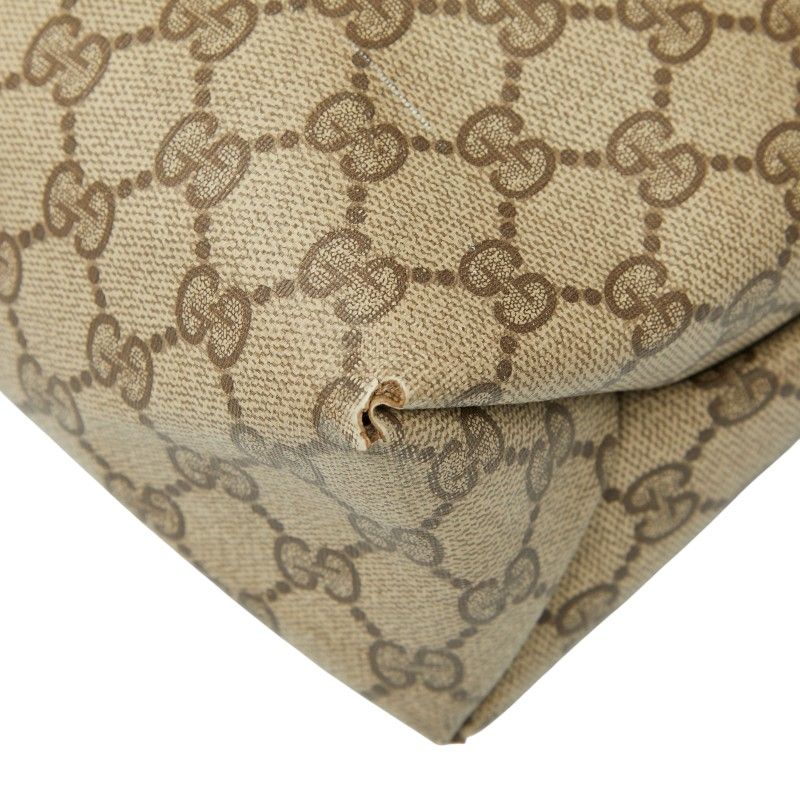 Gucci GG Supreme 3902061 Brown PVC Leather Women's Gucci