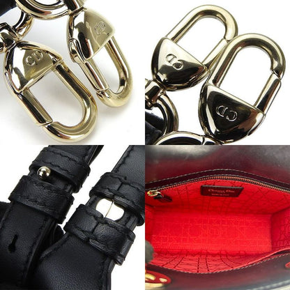 Christian Dior 2WAY Handbag Shoulder Lady Dior Canage My ABC MY ABC Small