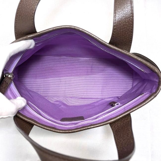 Bulgari Tote Bag Lolita Beige Brown Logomania Excellent Condition