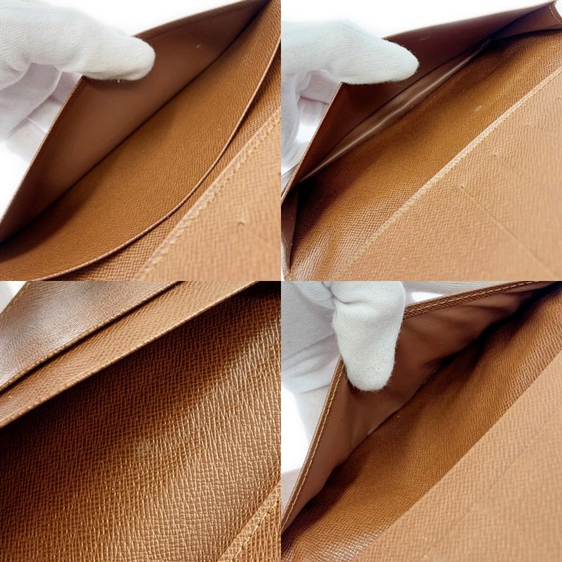 Louis Vuitton M60825 Monogram PVC Porte Cles Di Brown 403703 Long Wallet