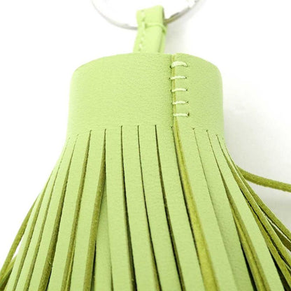 Hermes Key-ring Carmen Charm Pistachio Yellow Green Silva-hardware Key