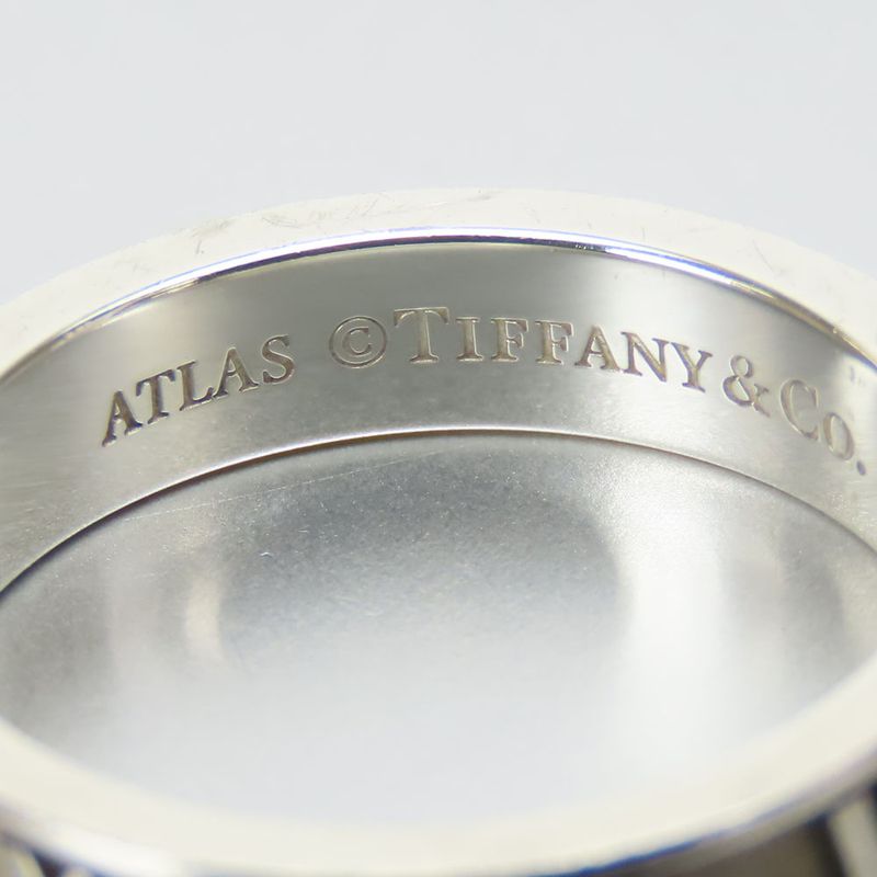 Tiffany & Co Ring / Ring Atlas 925 Silver Approx 3.2g Silver Narrow Accessories