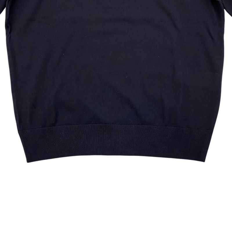 Loewe Sweater Wool Knit D3179470un Size M Navy Loewe