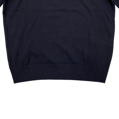 Loewe Sweater Wool Knit D3179470un Size M Navy Loewe