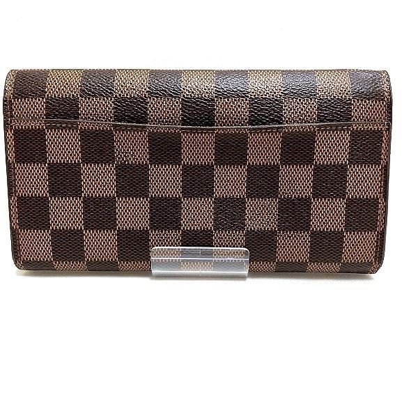 Louis Vuitton Damier Portefeuille Sarah N63209 Long Wallet Unisex