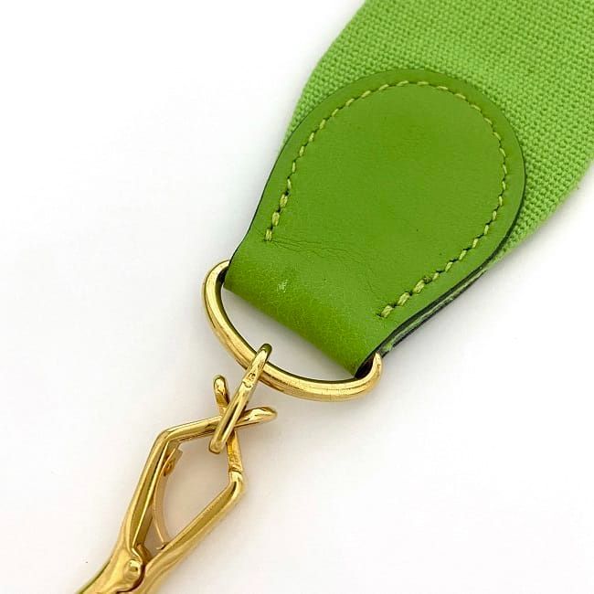 Hermes Shoulder Strap Green Apple Green Excellent Condition
