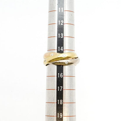 Cartier Ring Trinity 18K Yellow Gold Yellow Gold 18K White Gold White Togo Old