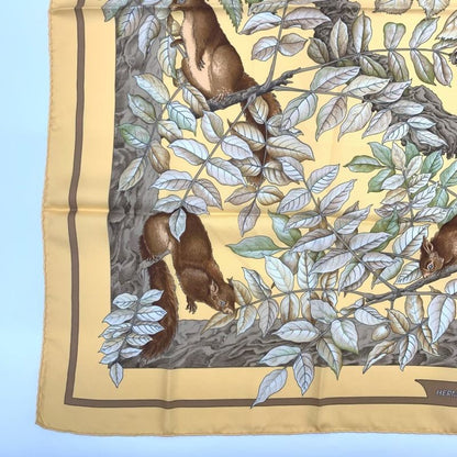 Hermes Carre 90 Silk Scarf Casse Noisette Nutcracker