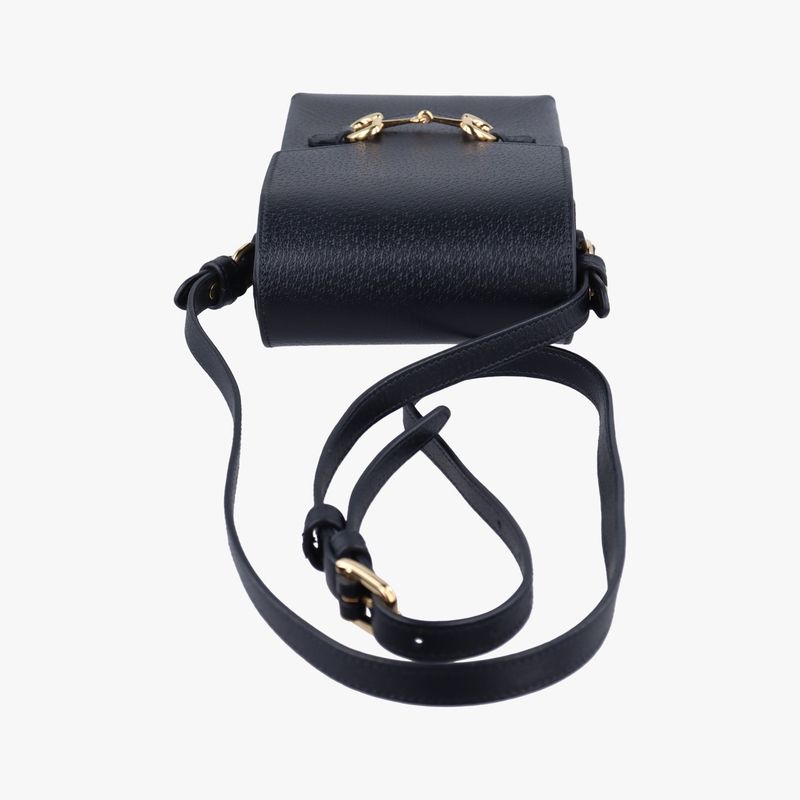Gucci Horsebit 1955 Black Leather 732302