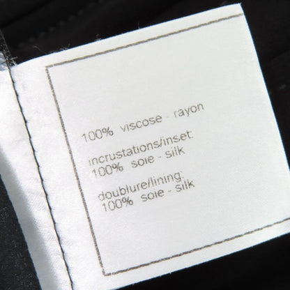 CHANEL Vintage 07A P31259w03945 Little Black Dress Little Black Silk Coco Mark