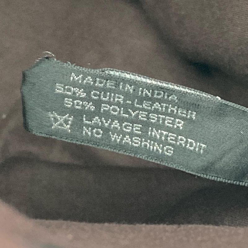 Hermes Amedava Diago PM Tote Bag Leather Polyester Brown Women