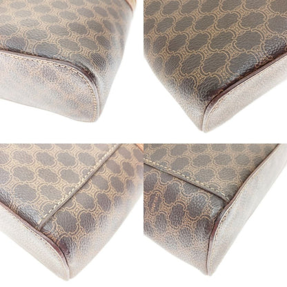 Celine Vanity Bag Macadam Pattern Dm96 Brown Vintage Delivery As Is