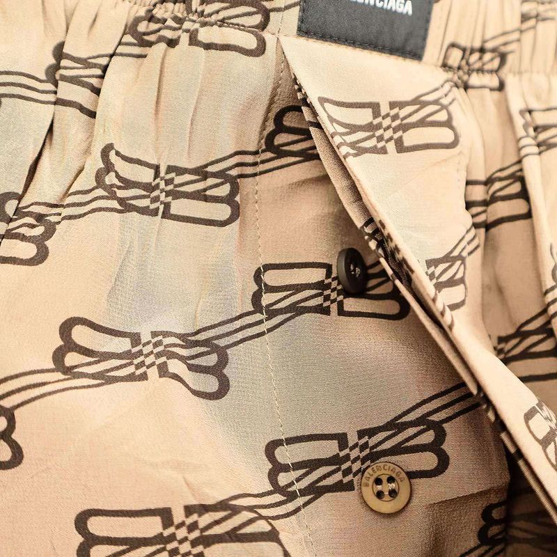 Balenciaga 22ss Home Wear Monogram Pajama Pants Monogram Pajama Pants 659026