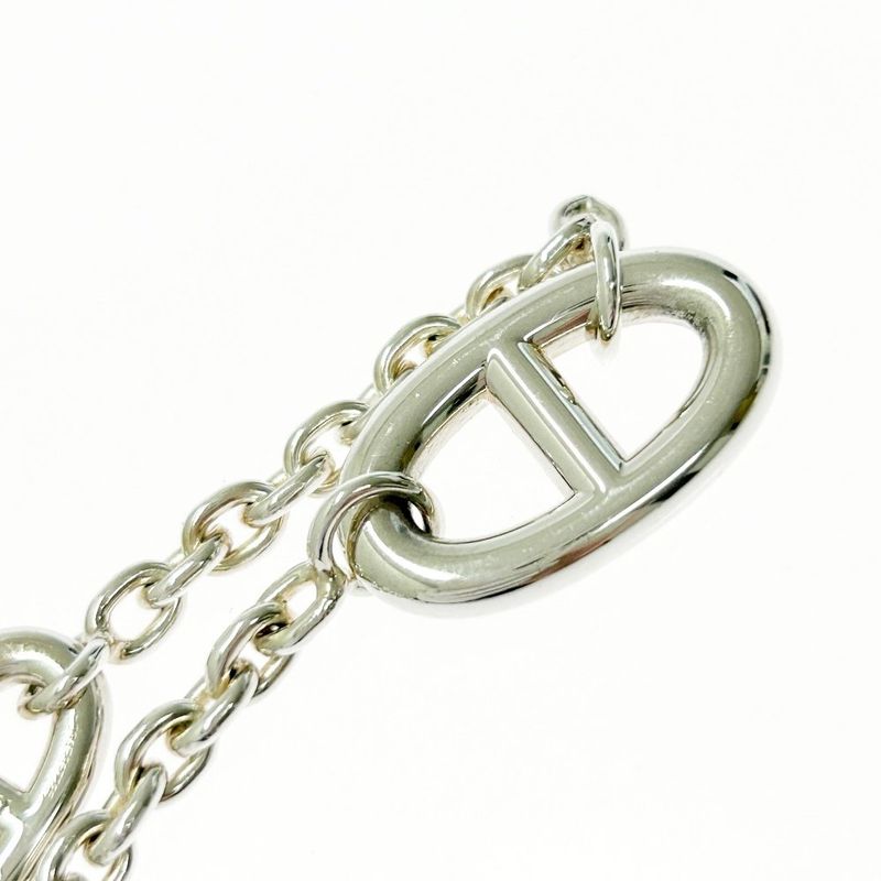 Hermes Silver Chaine D'ancre Farandole Bracelet 25.3g 925 Engraved 420158