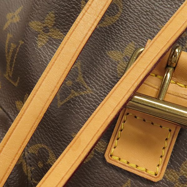 Louis Vuitton Backpack Daypack Sac a de Vosfort Monogram Canvas Monogram Gold