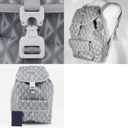 Dior Christian Dior HIT THE ROAD Backpack 1esba021cdp PVC Gray Men's Backpack/da