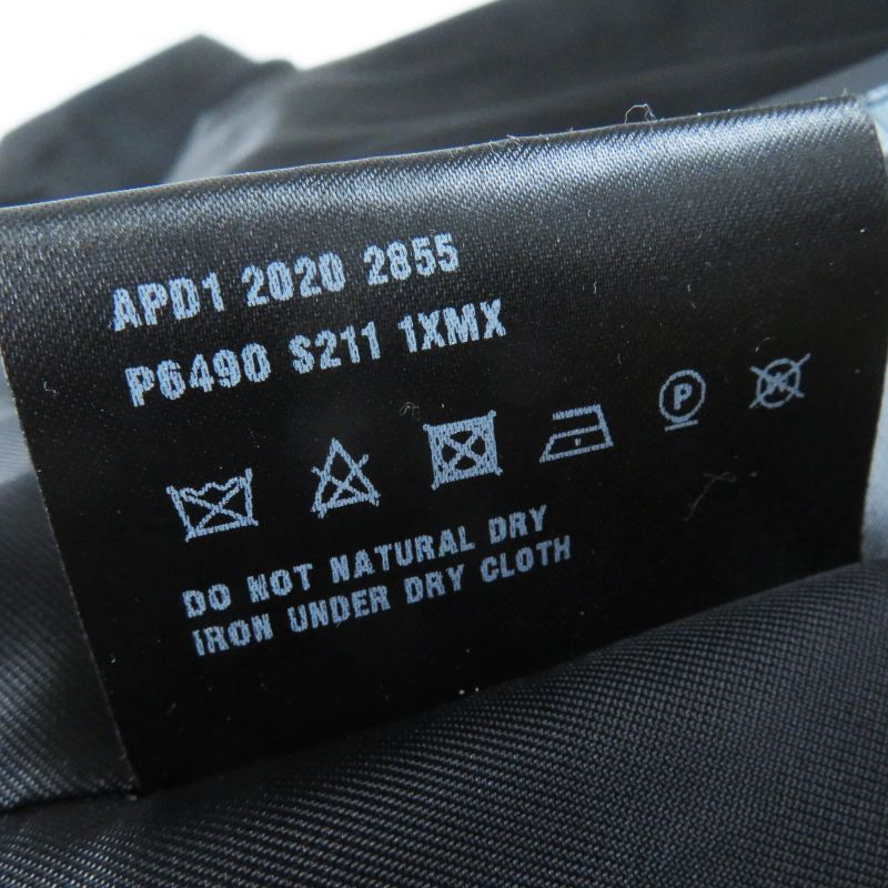 Prada 2021 P6490 Wool Long Length Chester Coat Black 38 Garmented Made In