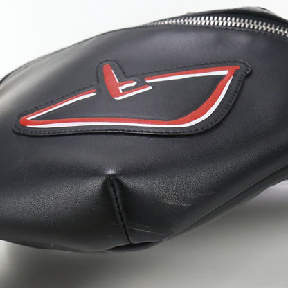 Fendi Belt Bug Monster Bugs Eye 7va434 A72K Body Bag Leather Men's