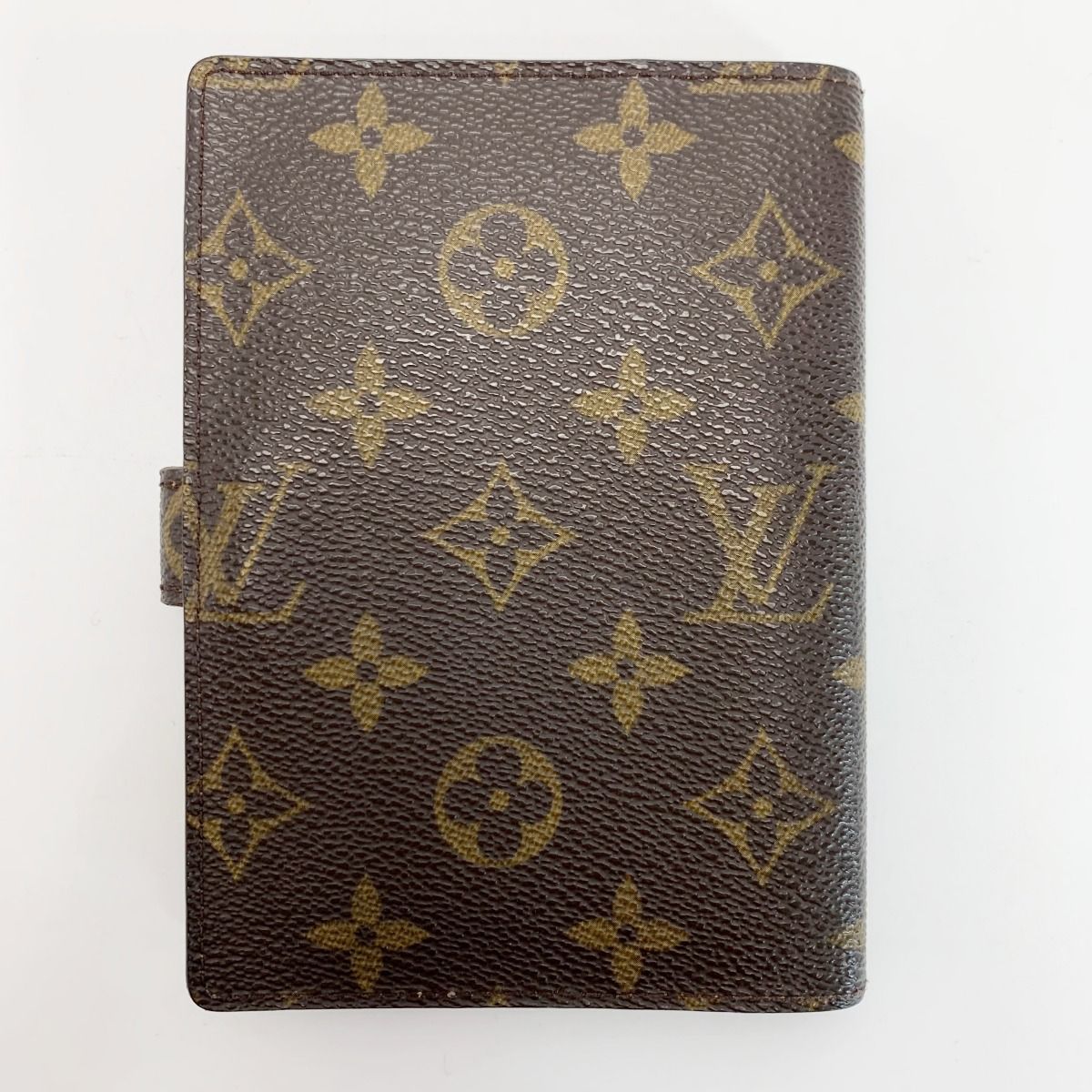 Louis Vuitton Monogram Agenda PM R20005 Notebook Cover Unisex Gold Hardware