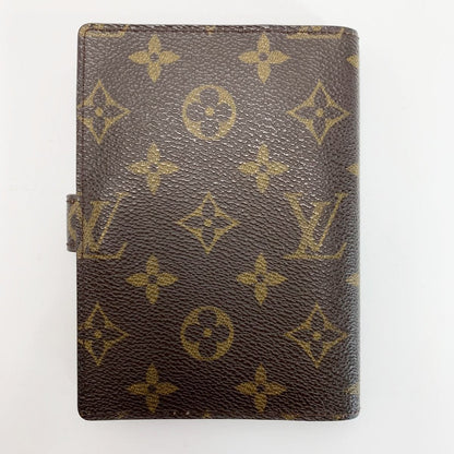Louis Vuitton Monogram Agenda PM R20005 Notebook Cover Unisex Gold Hardware