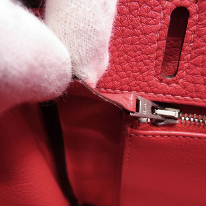 Hermes Birkin 25 Rose Jaipur Silver Hardware Handbag Taurillon Women