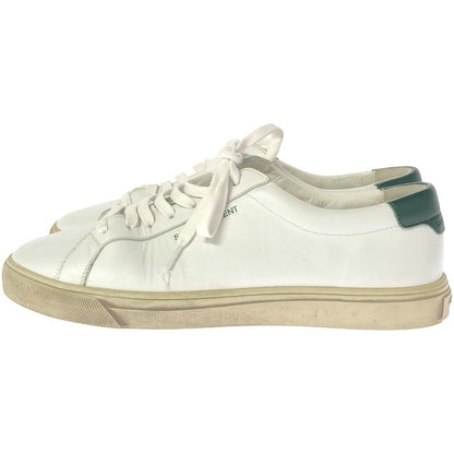 Saint Laurent Paris Andy Andi Leather Low Cut Sneakers 606831 White 37