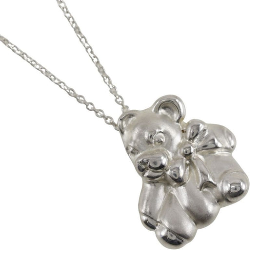 Tiffany & Co Bear/bear 925 Silver Ladies 6.1g Necklace