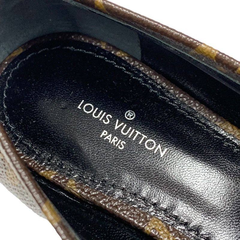 Unused Louis Vuitton Upper Case Line Monogram Loafer Flat Shoes Lvhardware