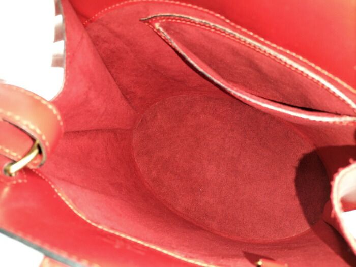 Louis Vuitton Cluny Shoulder Bag Epi Leather Red M52257