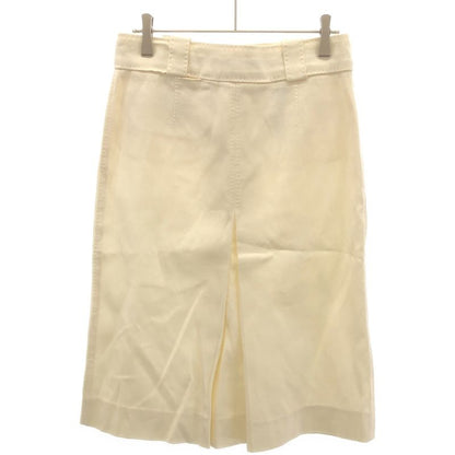 Louis Vuitton Cotton Linen Skirt White 36