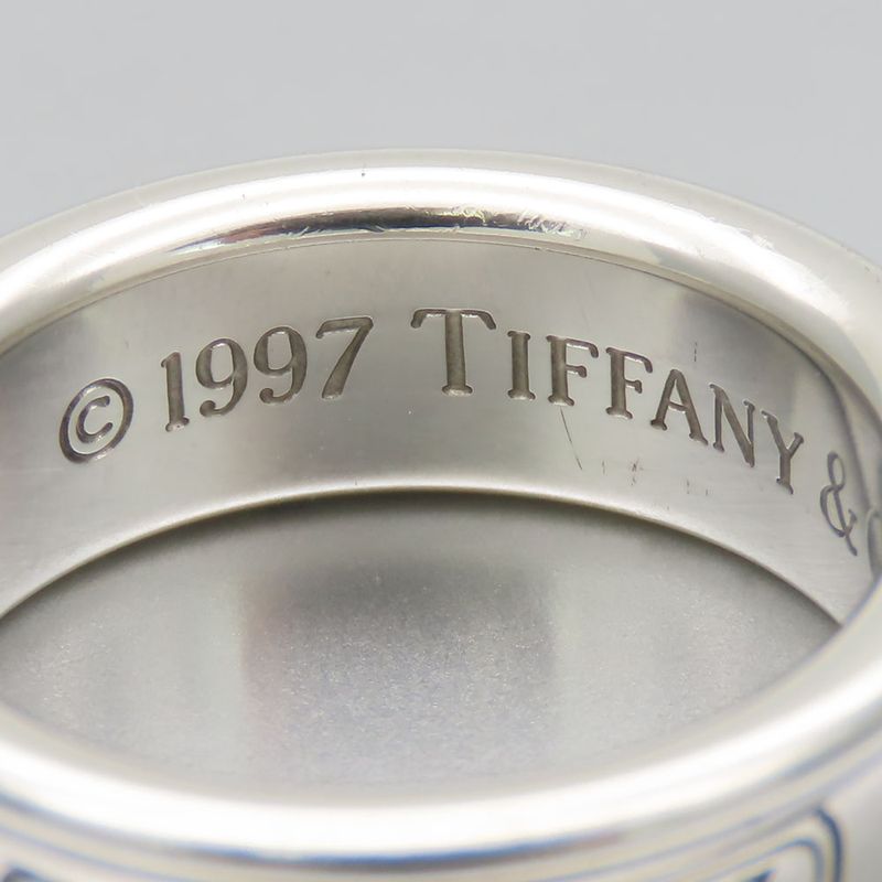 Tiffany & Co Ring Narrow 1837 Silver 925 Approx 7.6g Silver Accessories Cute