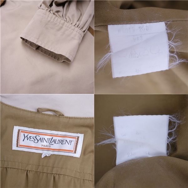 Vintage Yves Saint Laurent Yves Saint Laurent Coat Trench Coat With Belt