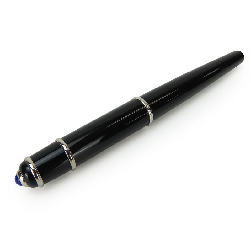 Cartier Fountain Pen Diabolo De St180009 - Black Silver Hardware Nib 18k