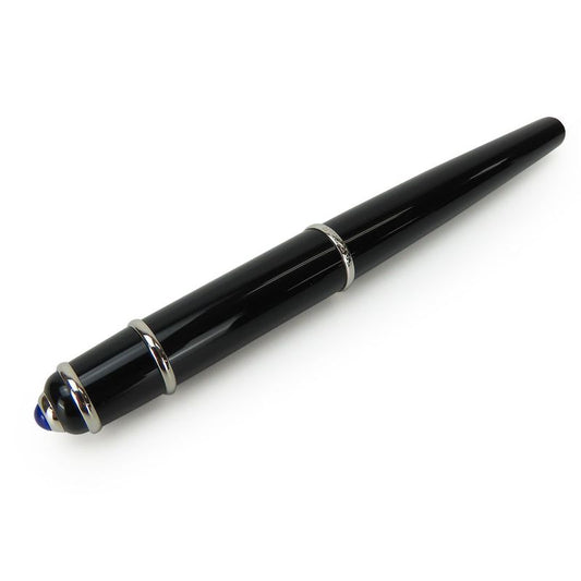 Cartier Fountain Pen Diabolo De St180009 - Black Silver Hardware Nib 18k