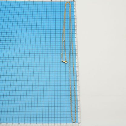 Celine Gold Color Long Separable Necklace 25-106s
