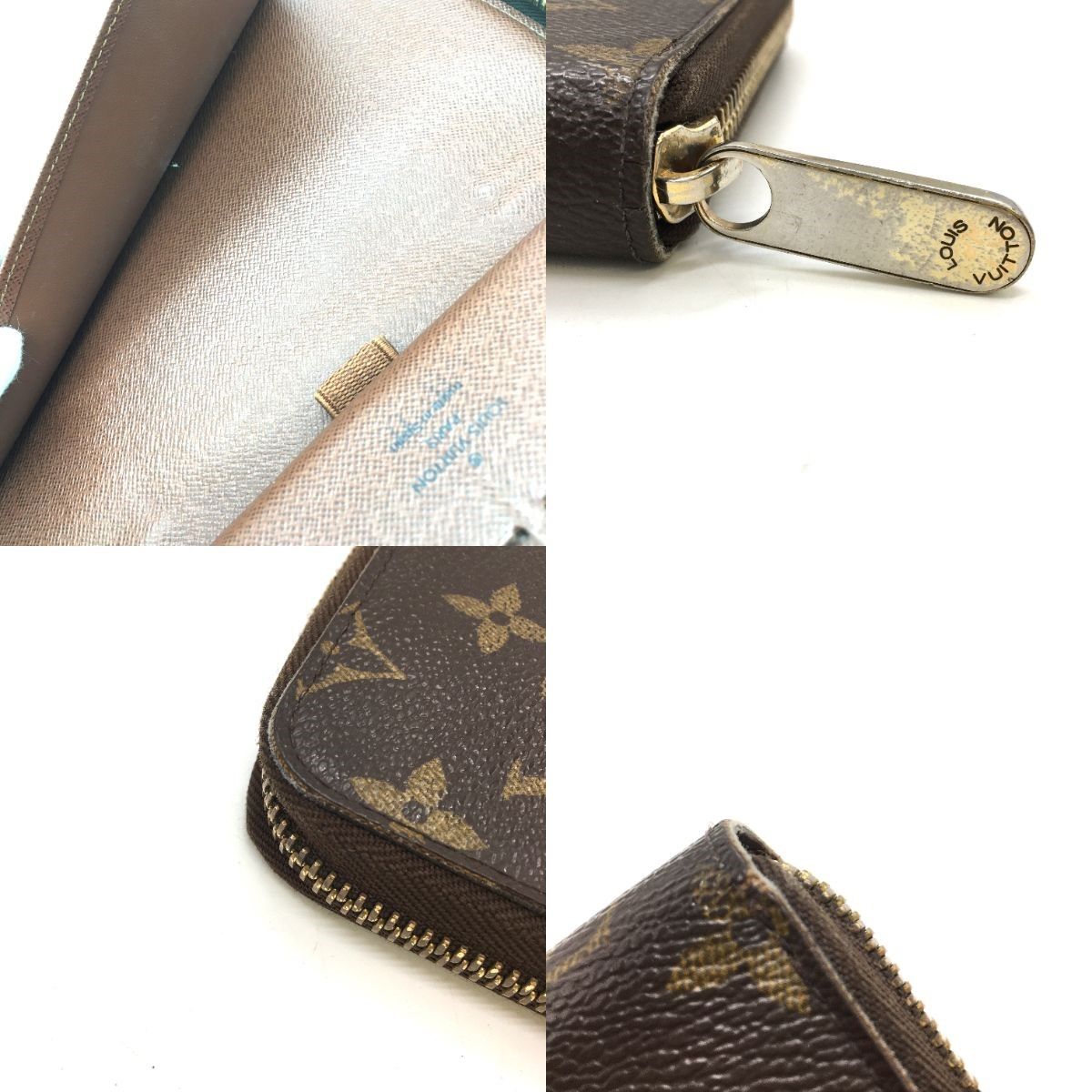 Louis Vuitton Round Zipper Wallet Monogram Zippy Organizer