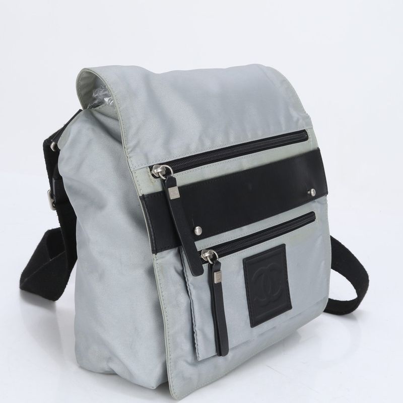 Chanel Authenticity Card With Serial Seal Sport Leather Shoulder Bag Crossbody