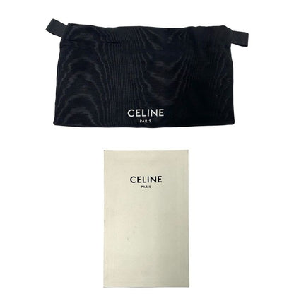 Celine Triomphe Chain Shoulder Canvas Leather Mini